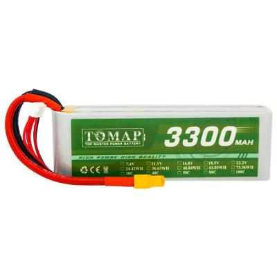 China Safety long life 6s lipo batteries 80c 22.2V 2250mah 3300mah 4000mah 2S 7.4v environmental rc helicopter battery lipo battery for sale