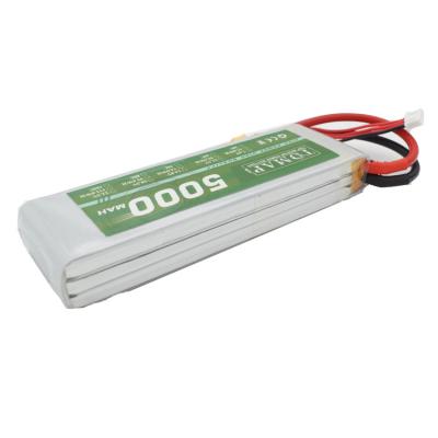 China Toys High Rate 25C 35C 50C 100C 3S Lipo Battery 5000mah 11.1v RC lipo Battery For Remote Control Helicopter for sale