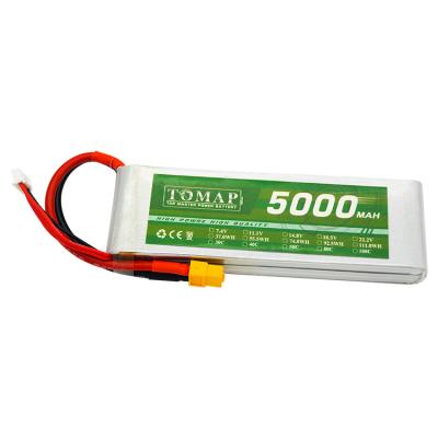 China High Rate Capability Hot Selling 7.4v Rechargeable RC Lipo Battery 11.1v 5200mah Lipo Battery Pack 22.2V 2200mah 25C for sale