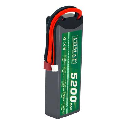 China Environmental Safety Long Life 50C Discharge Rate 11.1V 3S RC Battery Lithium Ion Cells For Outdoor Match Electric Car for sale