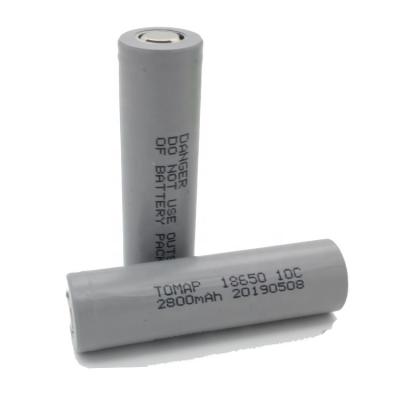 China High Discharge Rate 10C Battery Cells 18650 2800 Rechargeable Recycled Mah Li Ion 18650 Lithium Ion Battery For Power Tools for sale