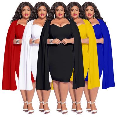 China A036 viable L to 4XL color 2022 solid sexy hot elegant cute hot sale plus size women's casual outfits for sale