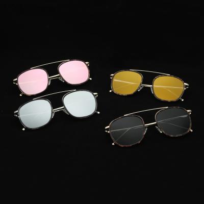 China Super Elastic Fashion Sunglasses Lady Stainless Steel Lady Mirror Lens Women Trending Sunglasses With Maltesa Logo for sale