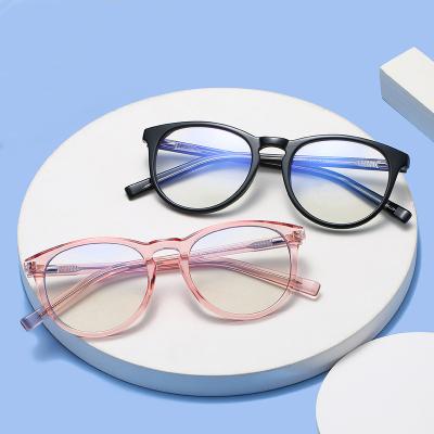 China 2021 Big Frame TR90 Glasses Anti Blue Light Blocking Blue Light Glasses Retro Anti Ray Computer Glasses Gaming Glasses for sale