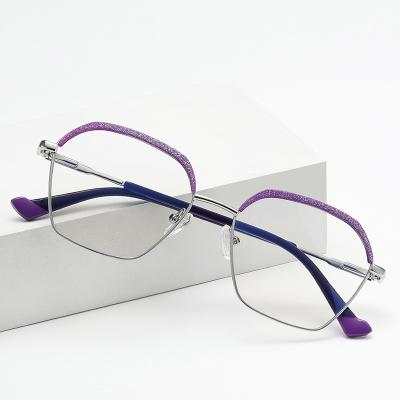 China Retro Fashion Women Oversized Large Frames Anti Blue Light Blocking Ray Glasses for sale