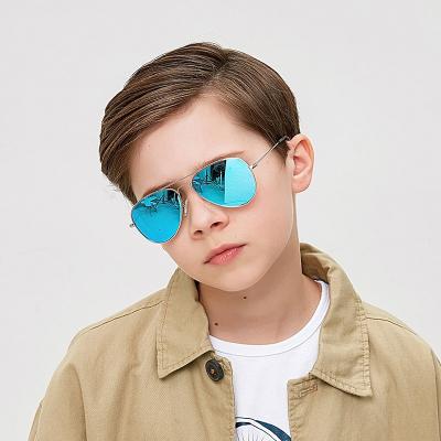 China Kids Sunglasses Metal Outdoor Classic Sun Shade Retro Shading Custom Logo Polarized Boys Girls Children Kids Sunglasses for sale