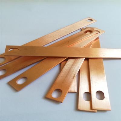 China Simple and easy installation factory customize electrical copper busbar connector busbar connection connect copper platoon for outgoing transformer for sale