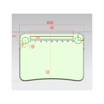 China Plastic latest design plastic tables and chairs dining room student chairs and school dining chairs Trapezoidal study table for sale