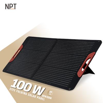 China 100w Cheapest Price Waterproof Power Cells Portable Flexible Foldable Solar Panels 166mmx166mm for sale