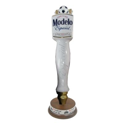 China Disposable custom design soccer style modelo beer tap handle for sale