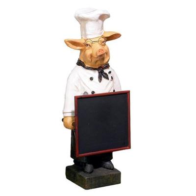 China Blackboard. The advertisement. Home Decor DY-CB25 Bar Table Resin Figure Menu Cover Board Sign for sale