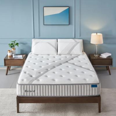 China Free Sample Luxury Convertible Mattress Colchone King Mattress 12 Inch For 7 Zone Pocket Coil Latex Spring Memory Foam Mattress With Box for sale