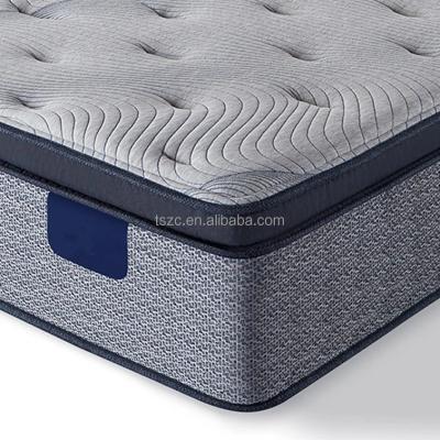 China Convertible Hotel Bed OEM Recline Top King Queen Size Natural Latex Memory Foam Roll In A Box Pocket Spring Mattress for sale