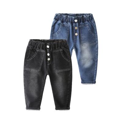 China Anti-wrinkle boy jeans 2021 new children's pants children's pants Korean leisure spring and autumn pants jeans for sale