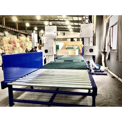 China Upgrade Your Production Line with TDPE-2150 PU Foam Cutting Machine for Recycled Sponge trimming for sale