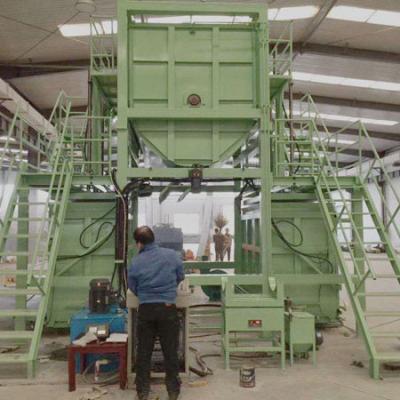 China Stirring Volume 15m³ Rebonded Foam Machine Capacity 40r/H Scraps Plastic Foam Recycling Machine for sale