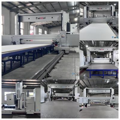 China Flat Foam PU Foam Cutting Machine with Automatic Top Knife Cutting Accuracy 0.5-3mm±0.05mm for sale