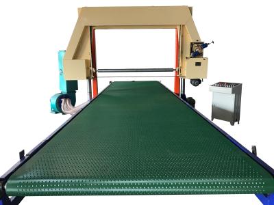 China CNC Foam Sponge EVA Slices Cutter With 50m/min Speed Soft Belt Conveyor Suction for sale