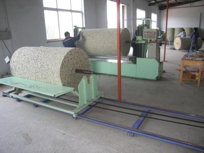 China Horizontal Cylinder Round Sponge Foam Boring Drilling Machine For Cylindrical Block for sale