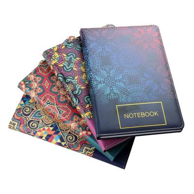 China Amerpromo Stationery Binder Color A6 Magnetic Custom Business Card PU Planner Notepad Leather Promotional Notebook and Pen for sale