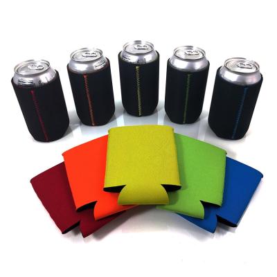 China Amerpromo Recyclable Sublimation Masks Beer Blank Can Cooler Sleeve For Parties Weddings Graduation Events for sale