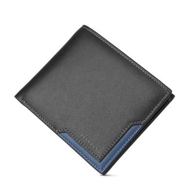 China Custom RFID Clips Luxury Men's Minimalist Genuine Leather Wallets Cryptos Men's RFID Leather Wallet Wallet for sale