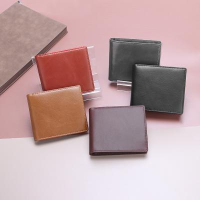 China Original RFID Wallet Small Luxury Slim Wallet Genuine Leather Wallet For Men for sale