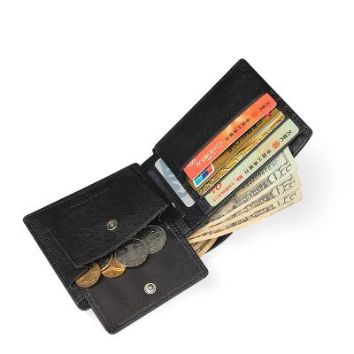 China Designer Leather Wallet Mens RFID Mens Wallet Mens rfid Bifold Luxury Custom Leather Wallet Leather Wallet for sale