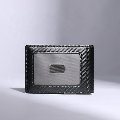 China Wholesale Luxury Men's Luxury RFID Business Wallet Card Holder Clip Money Wallet Holder Credit Card RFID Men's Leather Card Holder for sale