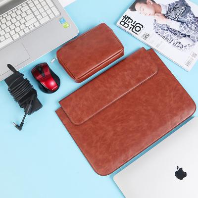 China High Quality Genuine Leather Laptop Tablet Bag Envelope Waterproof Shockproof Waterproof Bag 11 12 13 15 All Inch for sale