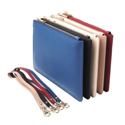 China Waterproof Hot Sale Custom Wholesale Ladies Purse Genuine Leather Zipper Pocket Clutch Bag Wallet for sale