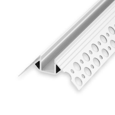 China Drywall strip light aluminum profile anodized aluminum extrusion e profile for architedtural lighting for sale