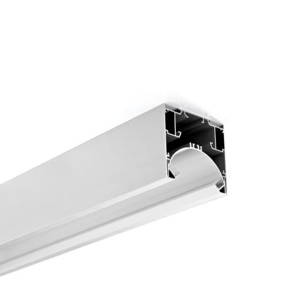 China Aluminum Alloy 3.5 Inch LED Aluminum Profile For Indirect Lights LED Alu Linear Profile For Pendant Light for sale