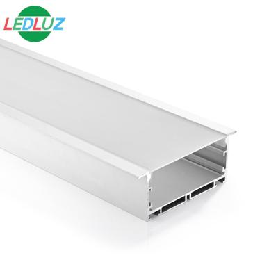 China Decoration factory price 3 inch recessed LED aluminum profile with flange for sale