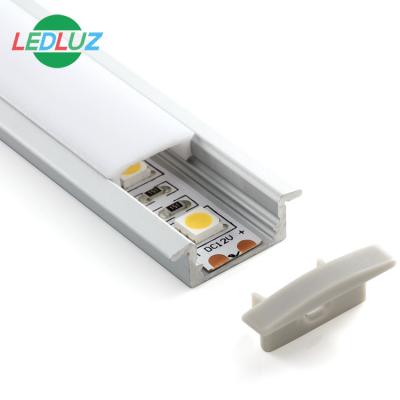 China Aluminum Alloy Super Slim 8mm Recessed Led Aluminum Profile With Clamp Cabinet Wardrobe Light for sale