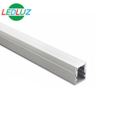 China Decorations Silver Anodized Aluminum Slim Line LED Profile For Recessed Lighting for sale