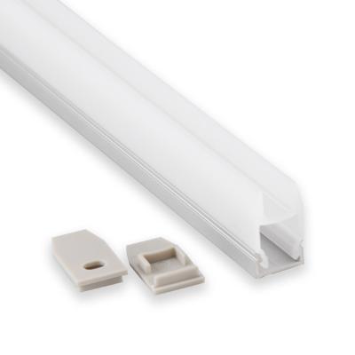 China Decorations Aluminum Led Profile For Cabinet Shelf Use, 8mm Wide PMMA Board Or Glass Option for sale