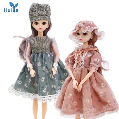 China Beautiful Princess Jointed Simulation Doll Fashion MODEL TOY Huiye Baby Dolls Toys New Plays Loose Fashion Girl Toy Set Doll for sale