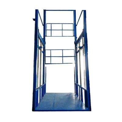 China Easy Rail Guide Hydraulic Industrial Wall Mounted Vertical Cargo Lift Hydraulic Freight Lift Convenience Safety Operation Goods Lift Price For Sale for sale