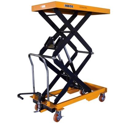 China Building Material Stores Small Electric Hydraulic Automatic Air CE Mobile Lift Table Lift for sale