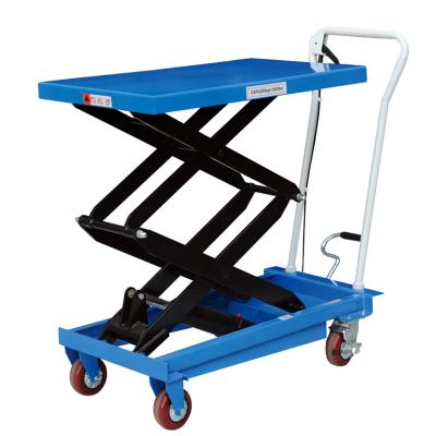 China Safety Easy Operation Scissor Lift Platform 100kg Small Car Scissor Lift For Home Use for sale