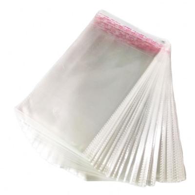 China Recyclable Clear Plastic Seal Packaging Self Adhesive Storage Bags Resealable Poly Cellophane OPP Pouch. for sale