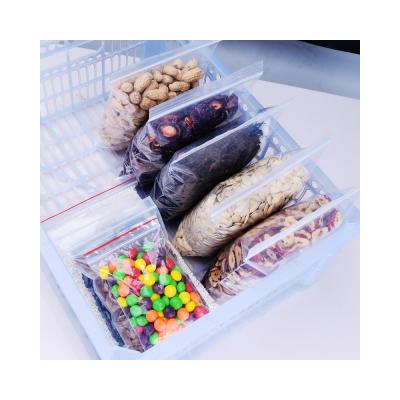 China Moisture Proof Reusable Sealed Plastic Bag Zipper Bag Storage Bags Various Sizes 100 Pieces for sale