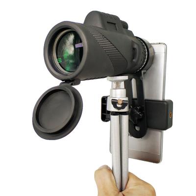 China 16x52 Cell Phone Monocular Telescope With Smartphone Adapter and Tripod for sale