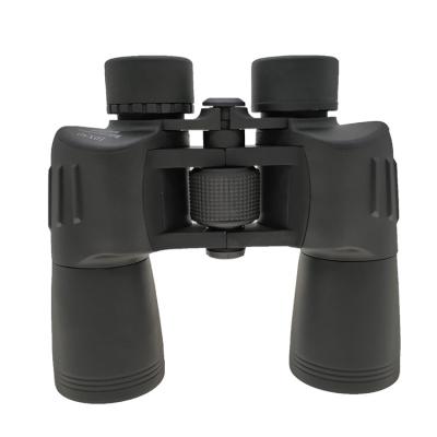 China Professional Black Lightweight Travel Binoculars 10x50 Porro Binoculars Bak4 for sale