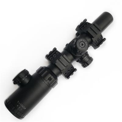 China 1-10x24 Eerste het Brandpuntswerkingsgebied van Vliegtuigmil dot scope tactical long range met het In de schaduw stellen van Cilinder Te koop