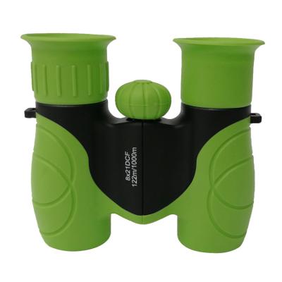 China Optical 8x21 Binoculars for Kids Shock Proof Bak4 Prism Kids Binoculars With Neck Strap for sale