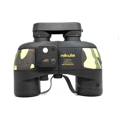 China 7x50 Military Marine Binoculars With Range Finder Compass for sale