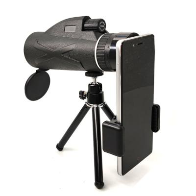 China Lente monocular potente del telescopio del teléfono móvil de 10X42 12x50 HD para el teléfono celular en venta