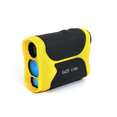 China Range Finder Golfing 6X Magnification Laser Rangefinder For Golf 1100 Yards Range for sale